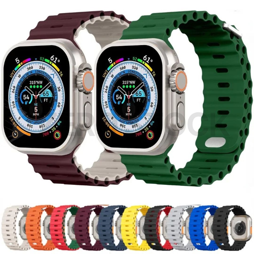 Ultr Smartwatch con 7 cinturini e caricatore wireless inclusi