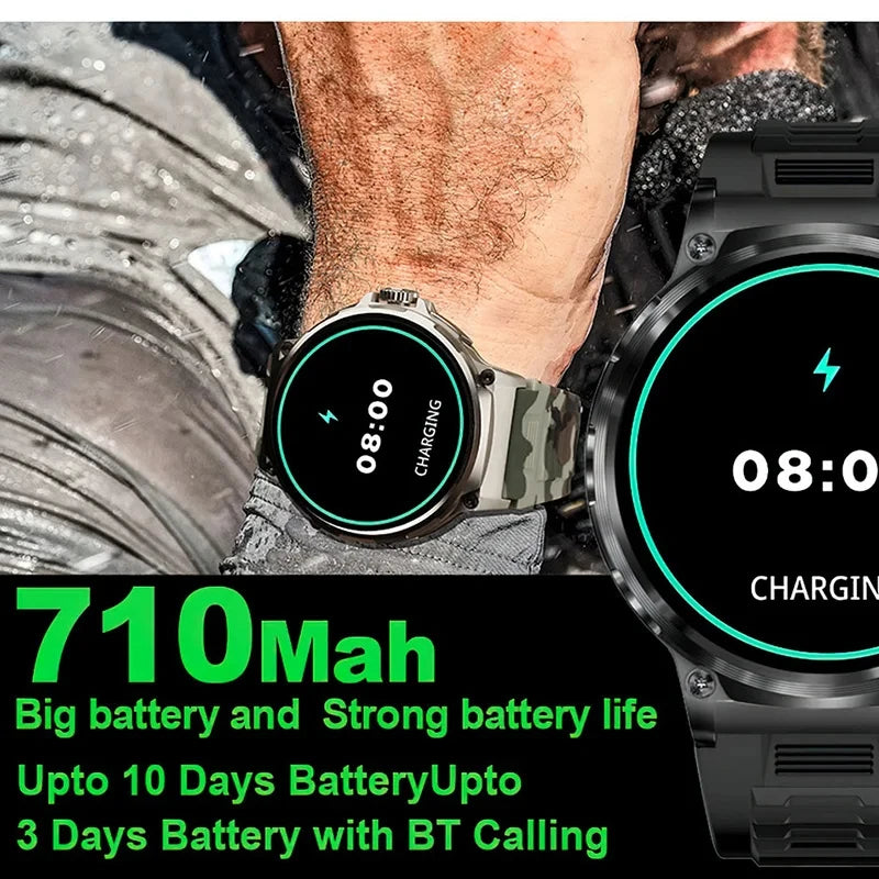 Smartwatch Uomo 1.85 pollici Ultra HD Display  GPS Sport Tracker